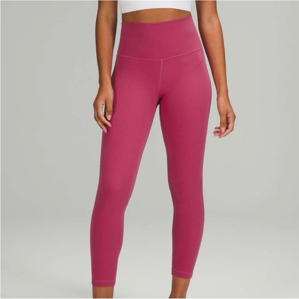 Like New Lululemon Pink Lychee Align Leggings 25”